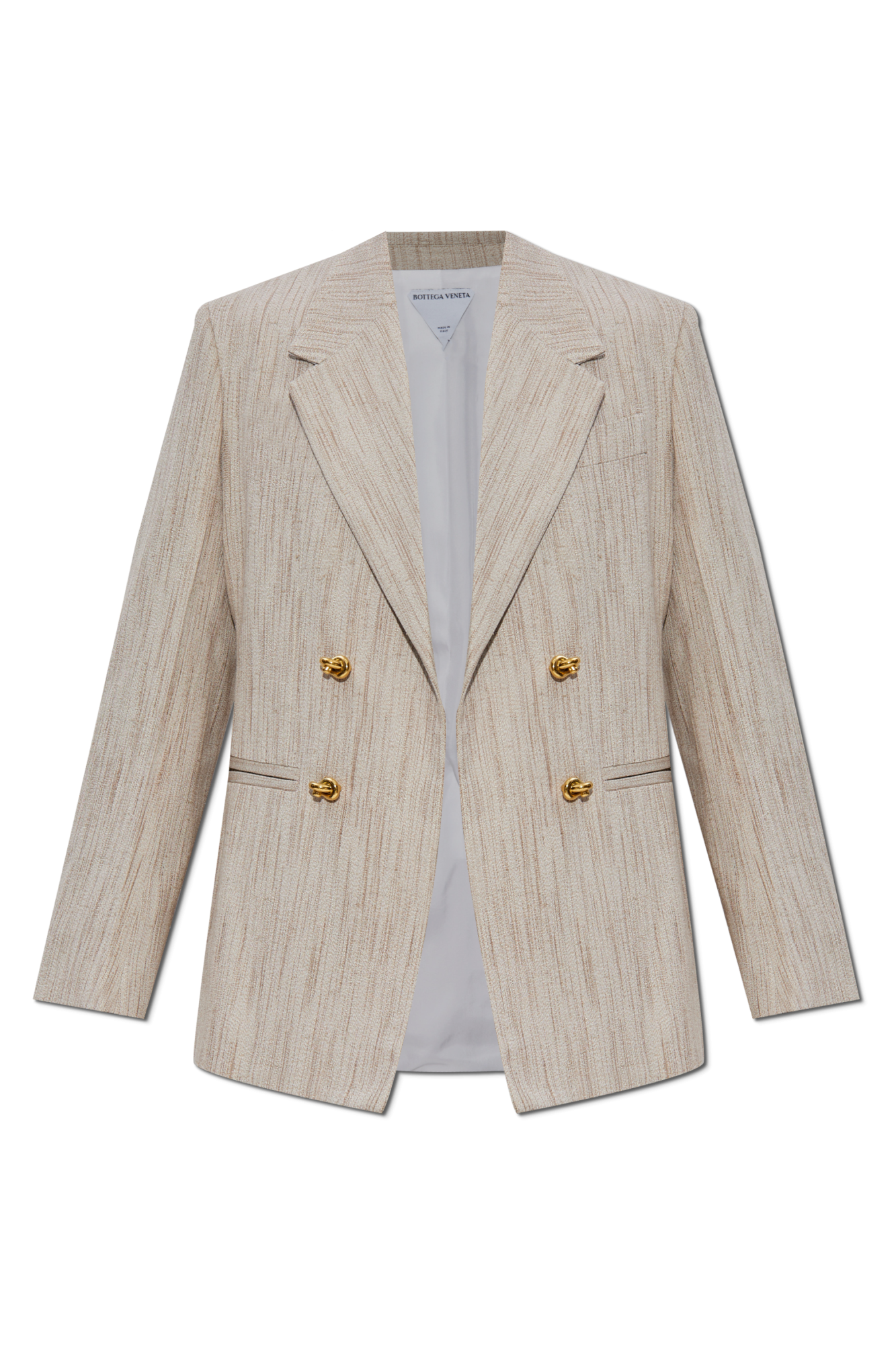 Bottega Veneta Blazer with silk trim | Women's Clothing | Vitkac